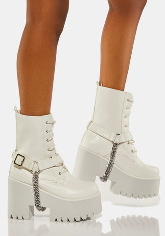 Secret Stomper Platform Boots