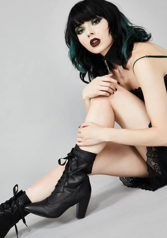 Victorian Vices Lace Up Boots