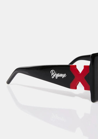 Boxy Tic Tac Toe Sunglasses