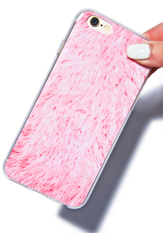 Pink Fur iPhone 6 Case