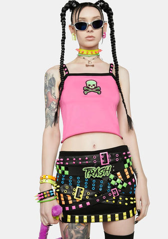 Trash To Treasure Studded Belt