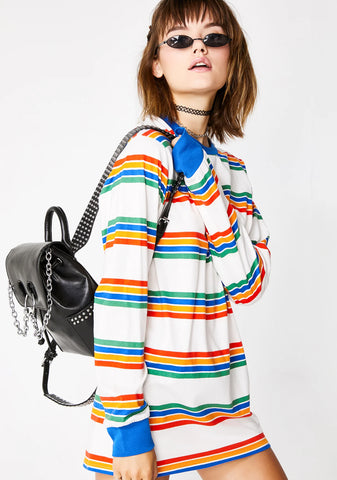 Playin' Hooky Striped Top