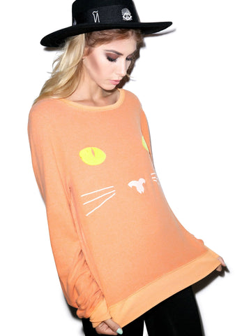 Black Cat Baggy Beach Jumper