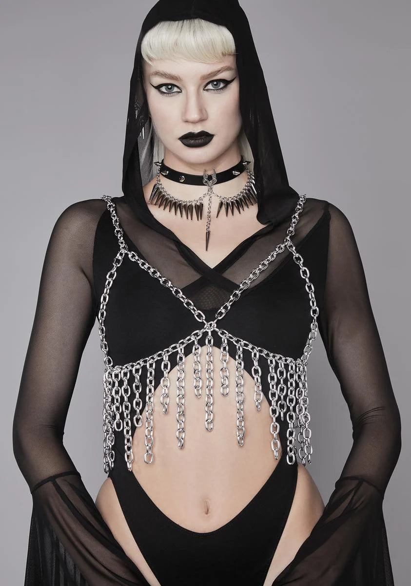 Dune Warrior Chain Bra Harness