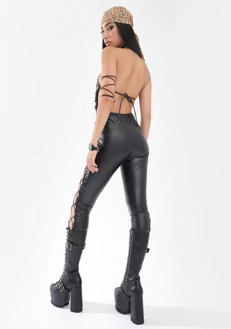 Darkness Born Again Vegan Leather Catsuit