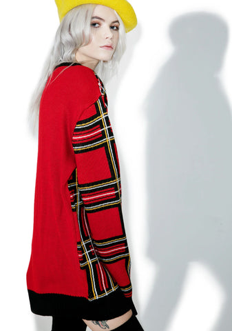 Beastplaid Pullover Sweater