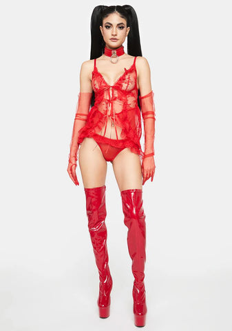 Lover Hot Revenge Lingerie Set