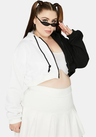 Domino Ur Two Face Zip Up Hoodie