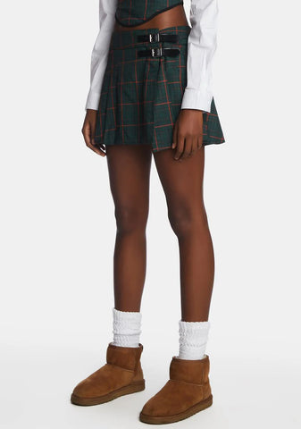 Skirza Pleated Mini Skirt