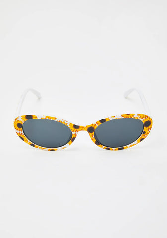 No Matter The Weather Oval Sunglasses
