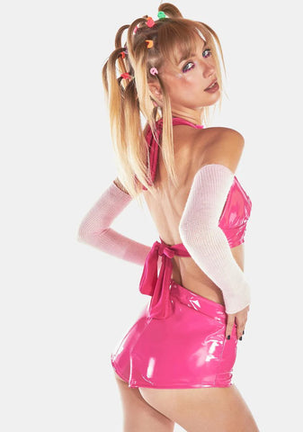 Sweet Diva Domination Vegan Leather Hot Shorts