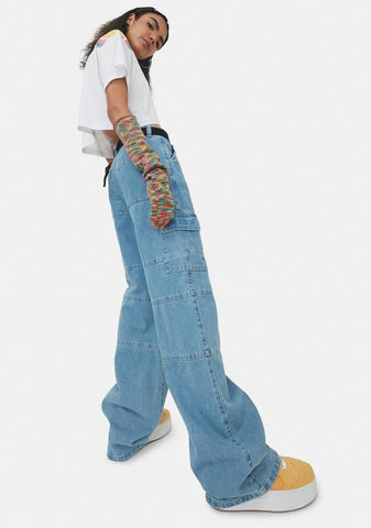 Big Idea Paneled Skater Jeans