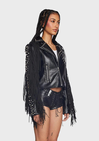 Ryder Fringe Moto Jacket