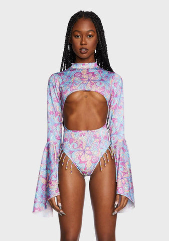 Shroom Cut-Out Bodysuit