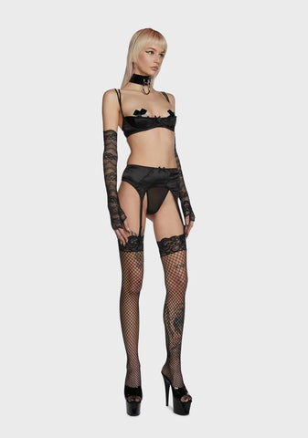 Just Can't Sleep Garter Belt