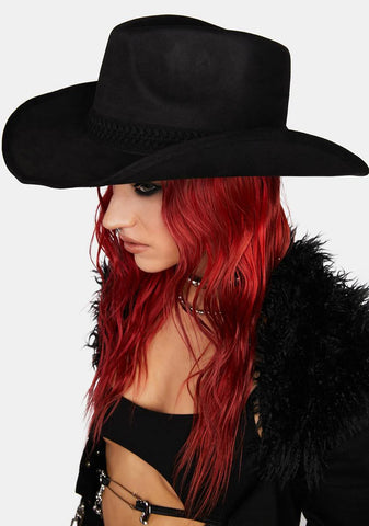 Classic Act Vegan Leather Cowboy Hat