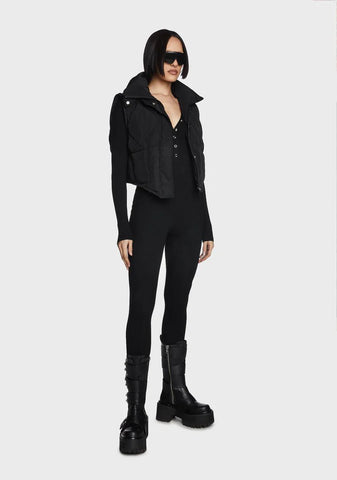 Twisted Logic Knit Jumpsuit