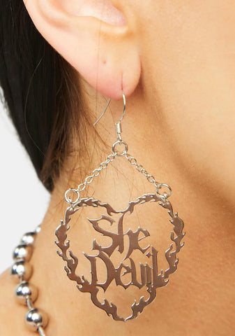 Causing Trouble Drop Earrings