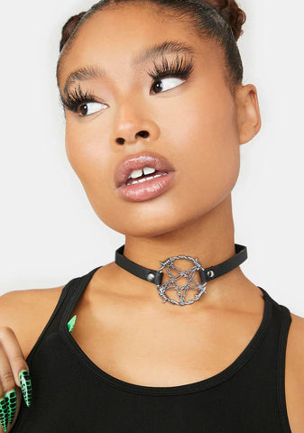 Can't Touch Me Choker Necklace