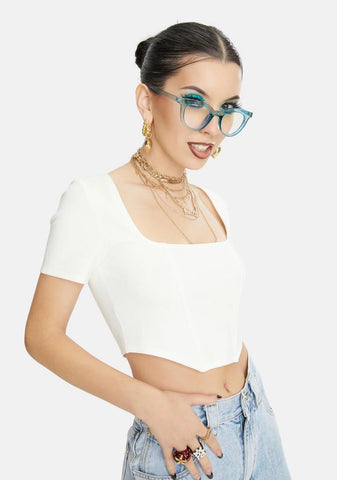 Turning Corset Crop Top