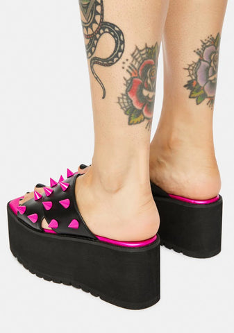 Hottie Leave Me Alone Studded Sandals