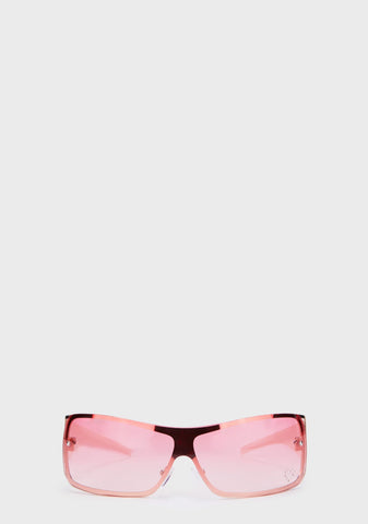 Celebrity Crush Shield Sunglasses