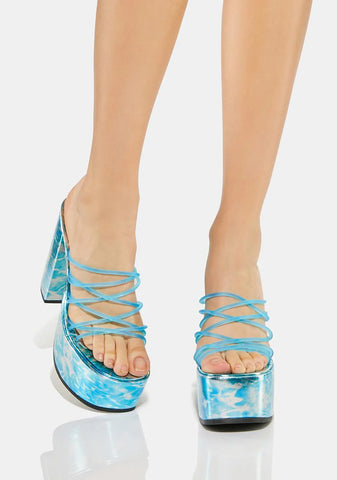 Wet Hot Summer Platform Heels