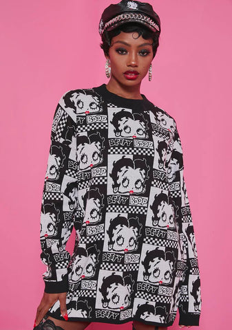 Animated Screen Queen Knit Sweater