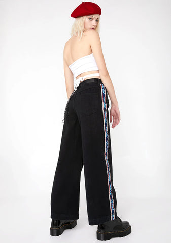 Chain Oversized Trousers