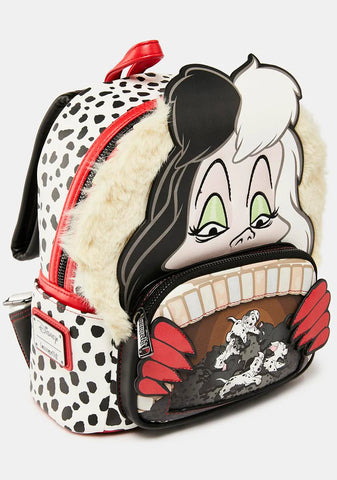 101 Dalmatians Cruella De Villains Scene Mini Backpack