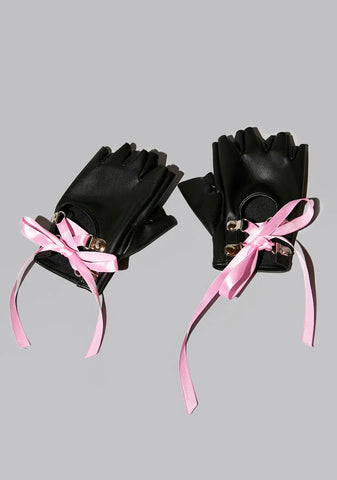 Twisted Temptress Vegan Leather Gloves