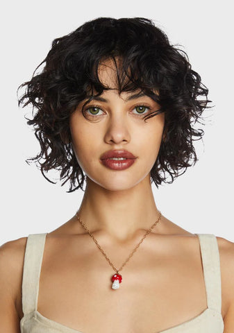 Trip You Out Mushroom Necklace