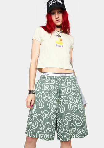 Sage Groovy Wide Shorts