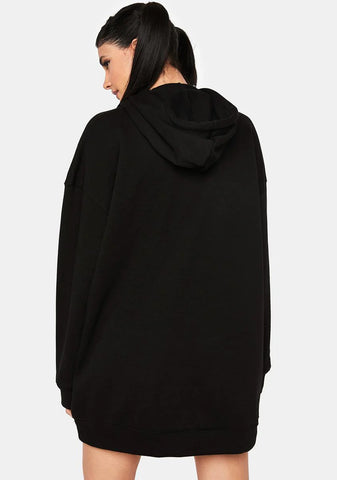 Wicked Can't Be Bothered Hoodie Dress