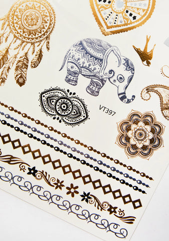 Time To Shine Temporary Tattoos