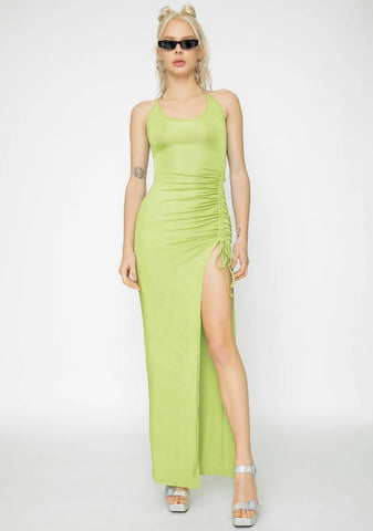 Green Halley Maxi Dress