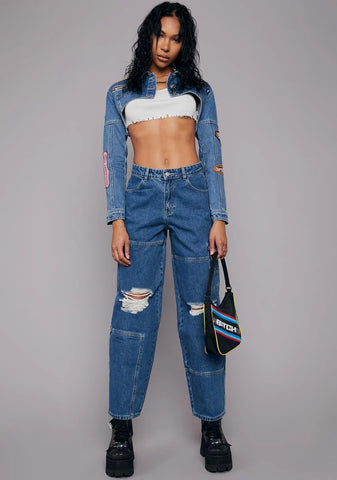 Outlast The Rest Boyfriend Jeans