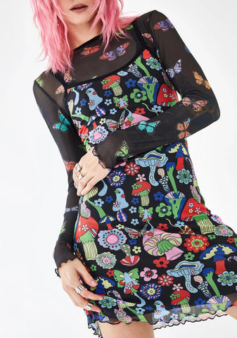 Dark Surreal World Cami Dress