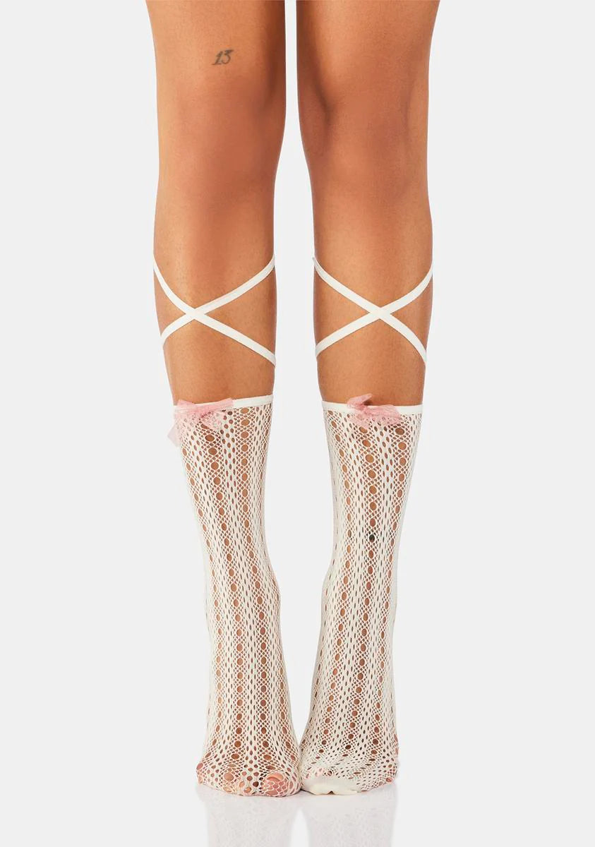 Angel Crush Worthy Fishnet Socks