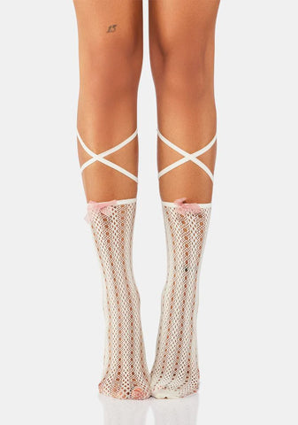 Angel Crush Worthy Fishnet Socks