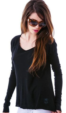 Essentials Cozy Raglan - Black