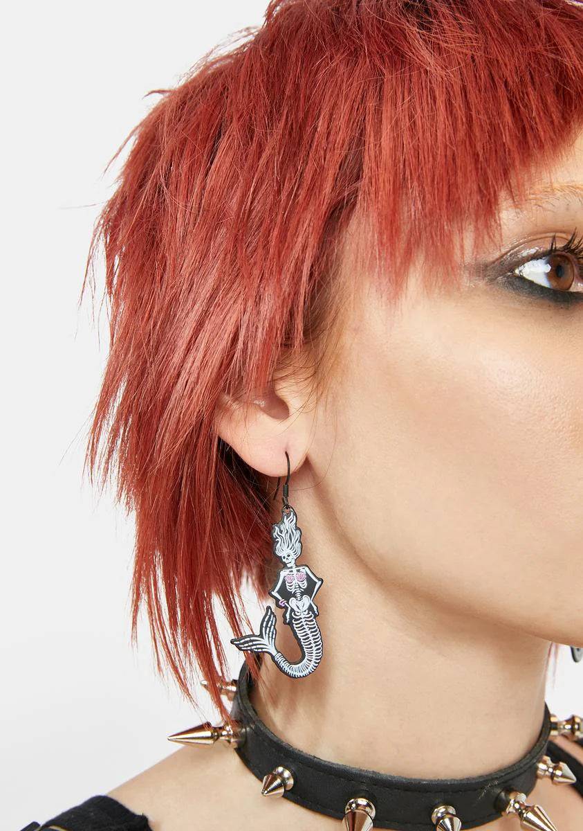 Beautiful Bones Drop Earrings