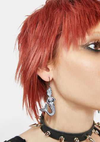 Beautiful Bones Drop Earrings