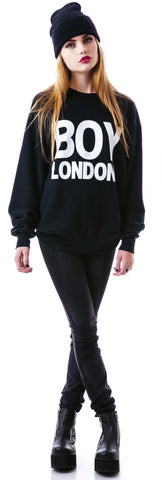 BOY London Pullover Sweater - Black