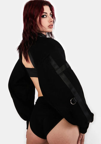 Tactical Sweatshirt Chain Choker Jacket