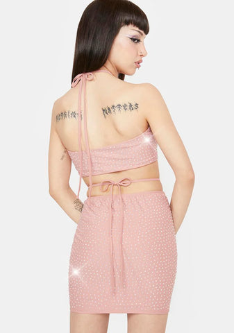 At Last Sequin Skirt Set