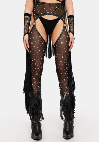 Karma Cowgirl Fringe Chaps