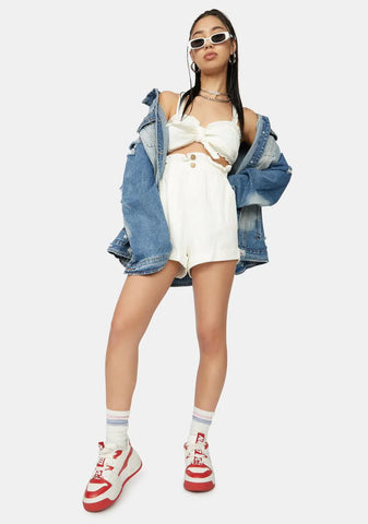 Sweet Serenade Ruffle Shorts Set