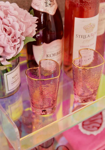 Love Always Wins Shot Glasses - Pink