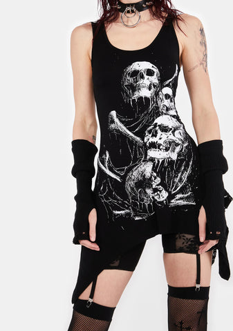Graveyard Skulls Tank Top